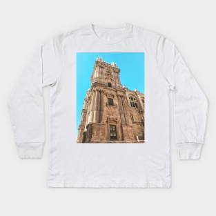 Malaga Tower Kids Long Sleeve T-Shirt